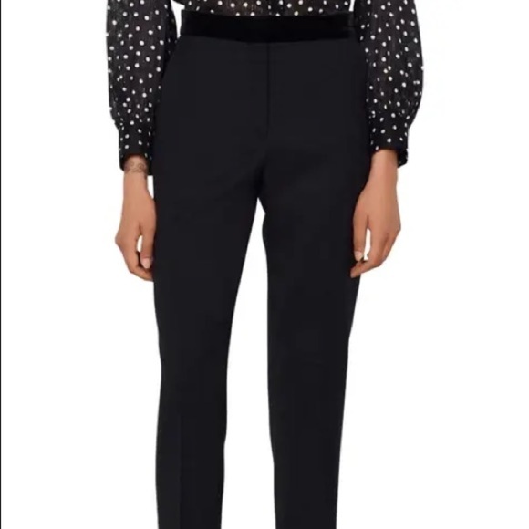 Sandro Wool Blend Trousers - Picture 1 of 11